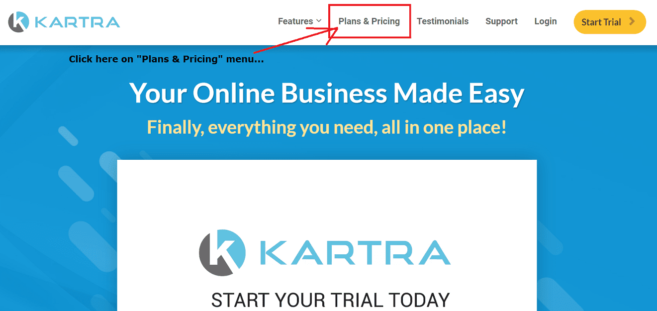 Kartra 30 days free trial steps Kartra 30 days free trial steps