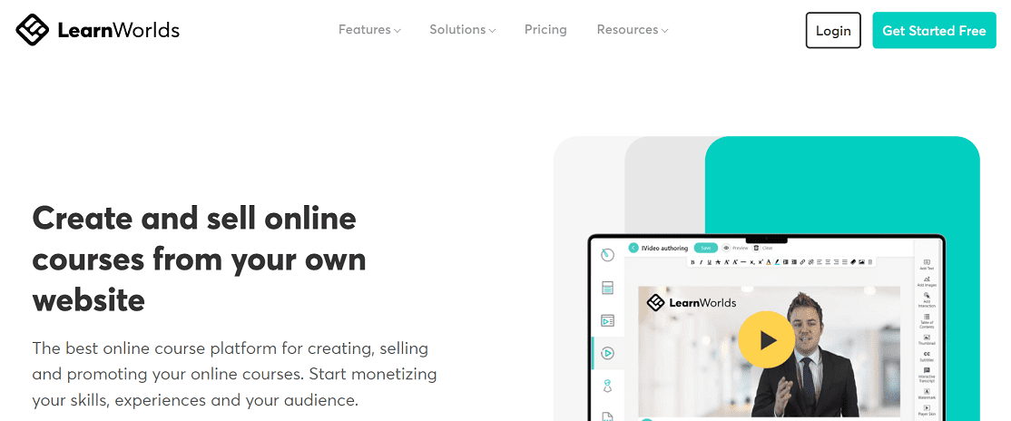 LearnWorlds Free Trial Starting